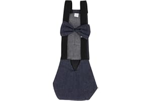 COSIKI Bird Diaper, Chicken Diapers, Washable Reusable Goose Clothes with Inside Pocket Duck Diapers Chicken Diaper for Goose Duck Hen Chicken Fashionable (Denim Blue, S Number)