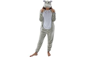 NEWCOSPLAY Unisex Adult Onesie Pajamas Animal One Piece Costume Cosplay Sleepwear