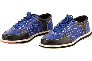 ZHENSI Womens Mens Bowling Shoes Kids Aldult Leather Bowling Sneakers Breathable Buffer Wide