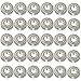 EAONE 30 Pieces 608ZZ Ball Bearings 8x22x7 mm Double Metal Shielded Miniature Deep Groove Ball Bearing for Tri-Spinner Fidget Spinner Toy