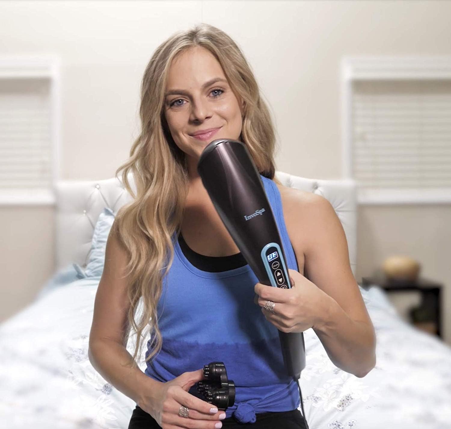 Handheld Percussion Back Massager - for Deep Tissue Massage - Electric Neck, Shoulder, Leg & Foot Massager, Muscle Circulation Pain Relief - Full Body Massage Wand - Portable for Home & Office Gift: Health & Personal Care