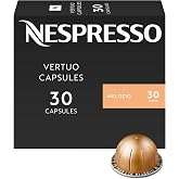 Nespresso Vertuo, Melozio, Medium Roast, 30-Count Coffee Pods | Medium-Roast Coffee Capsules, Smooth cereal notes and honeyed sweetness