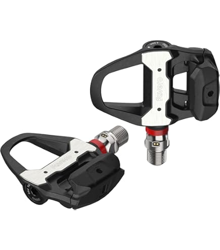 Favero Assioma UNO パワーメーターペダル（LOOK Keo） Favero Assioma UNO with One Pair of Black and Red Cleats