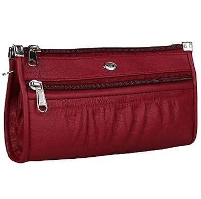 Talat Fashion PU Leather Womens Wallet (Red)