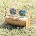 Ynport Mens/Womens Polarized Kat-Eye Bamboo Sunglasses,Wooden Coated Sunglasses, Vintage Eyewear, Floating in Water,for Men and Women