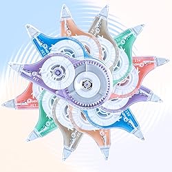 Correction Tape, 12 Pack White Out Correction Tape