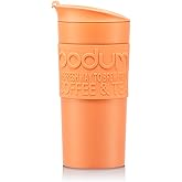 Bodum 12oz Double Wall Insulated Travel Mug with Lid, Stainless Steel, Bellini