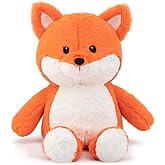 MR ViviCare Microwavable Fox Stuffed Animals, Laveder & Flaxseed Coolable & Heatable Stuffed Animals, Plush Toys