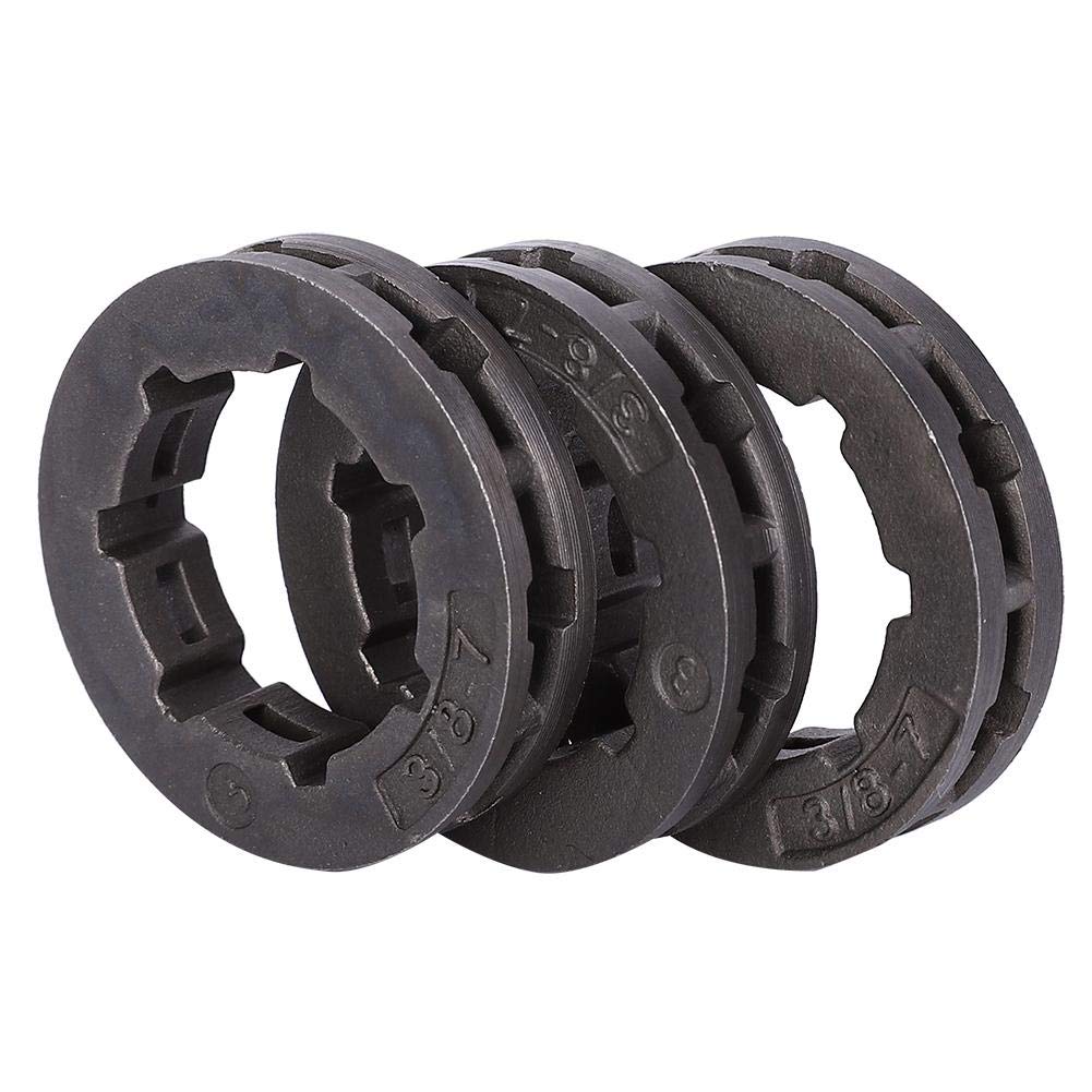 3/8" Pitch 7T Sprocket Rim, 3Pcs 68210 Chainsaw Parts for 030 031 032 038 041 044 046 064066 MS361 MS362 MS440