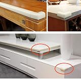 Vicloon Edge Protectors 2 M Foam Safety Strip 4 Corner Cushions Milky White view 5