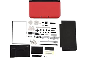 Full Housing Case, All in One 3DS XL Shell Replacement with Buttons and Internal Parts Easy to Install 3DS XL Case Kit for Mo