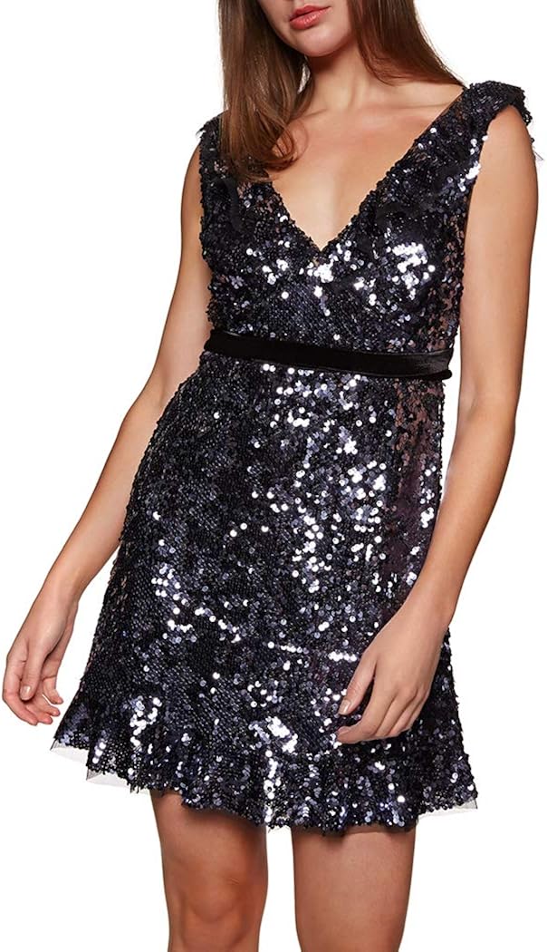 Amazon Com Free People Womens Sequined Mini Party Dress Clothing