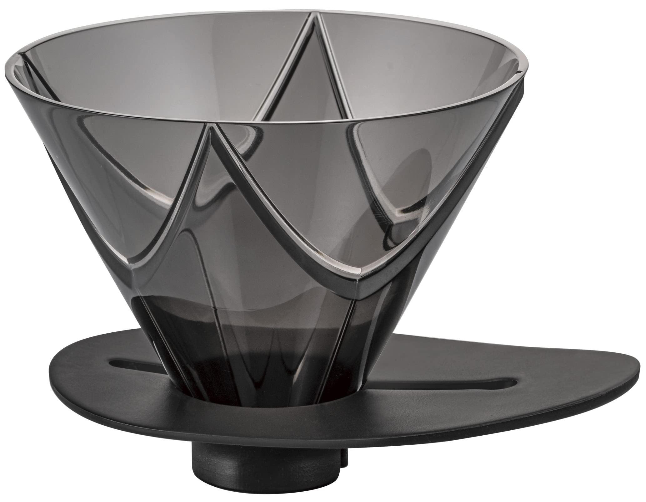 Hario V60 Mugen Coffee Dripper - Clear Black - Size 02