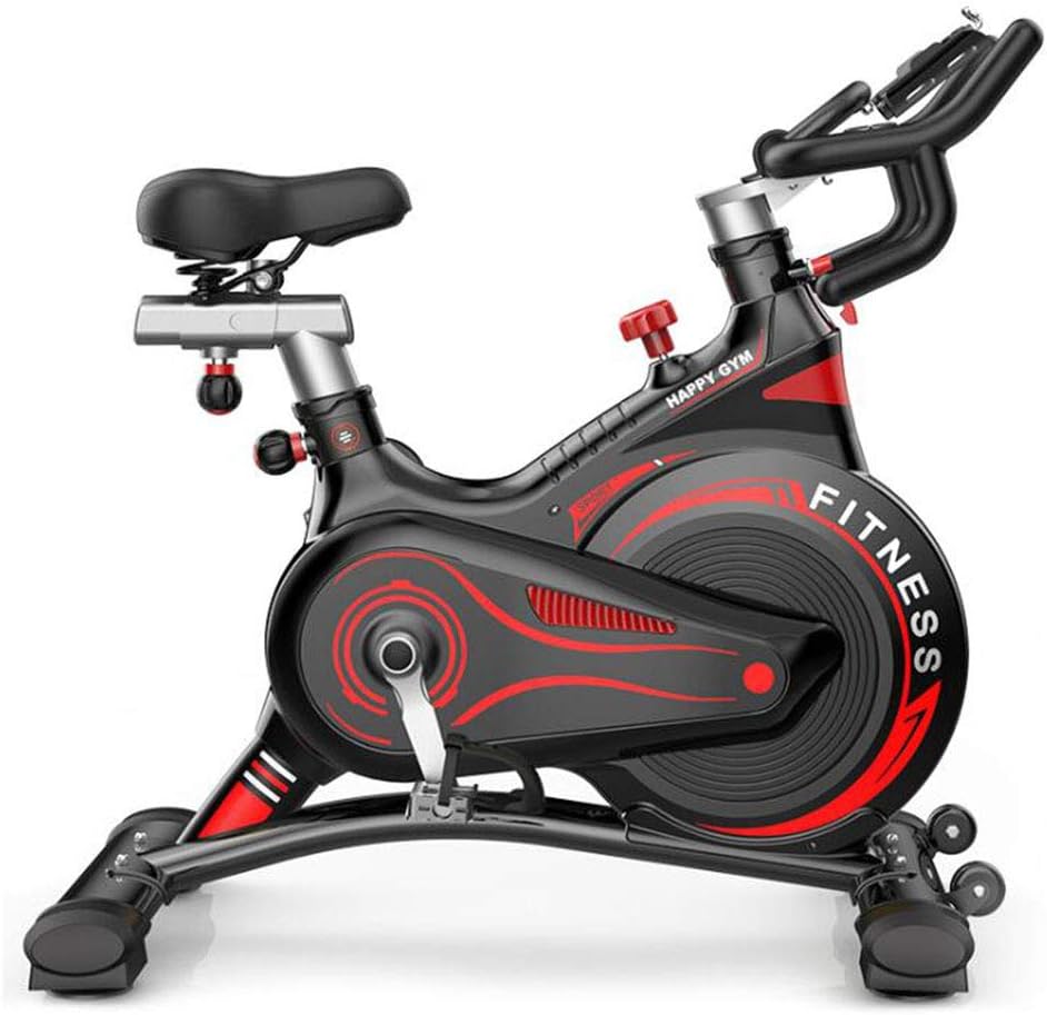 NXLWXN Indoor Spinning Bicycle Ultra-Quiet Exercise Bike Home Bicycle Sports Fitness Equipment Aerobics Training Device, Can Be Adjusted According To Their Own,Black