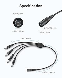 ANNKE Security Power Adapter Supply AC to DC 12V2A