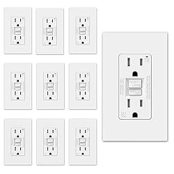ELEGRP GFCI Outlet 15 Amp, Self-Test GFI Electrical