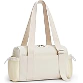 WLLWOO Small Gym Bag Wet Pocket Women Mini Tote Yoga Duffle Bag Lightweight Workout Bag for Dance Weekends Sports