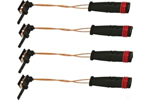 KoiLuvGo 4-Pack Brake Sensor Brake Pad Wear Sensor Front and Rear, Brakes Pad Alarm Line for Mercedes-Benz W211 W220 E350 E50