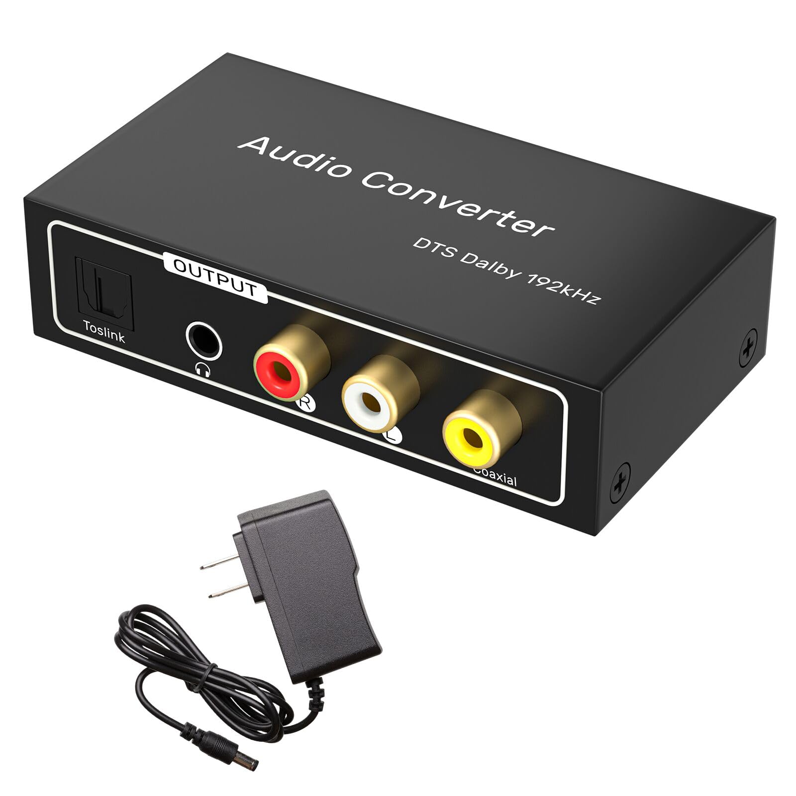 Photo 1 of HDMI ARC Audio Extractor, AMANKA Digital HDMI ARC zu SPDIF Koaxial Optical Cinch L/R Stereo Ausgang 3,5mm 192KHz DAC Converter Optical Digital Audio auf Analog für TV DVD PS4 Blu-ray USW