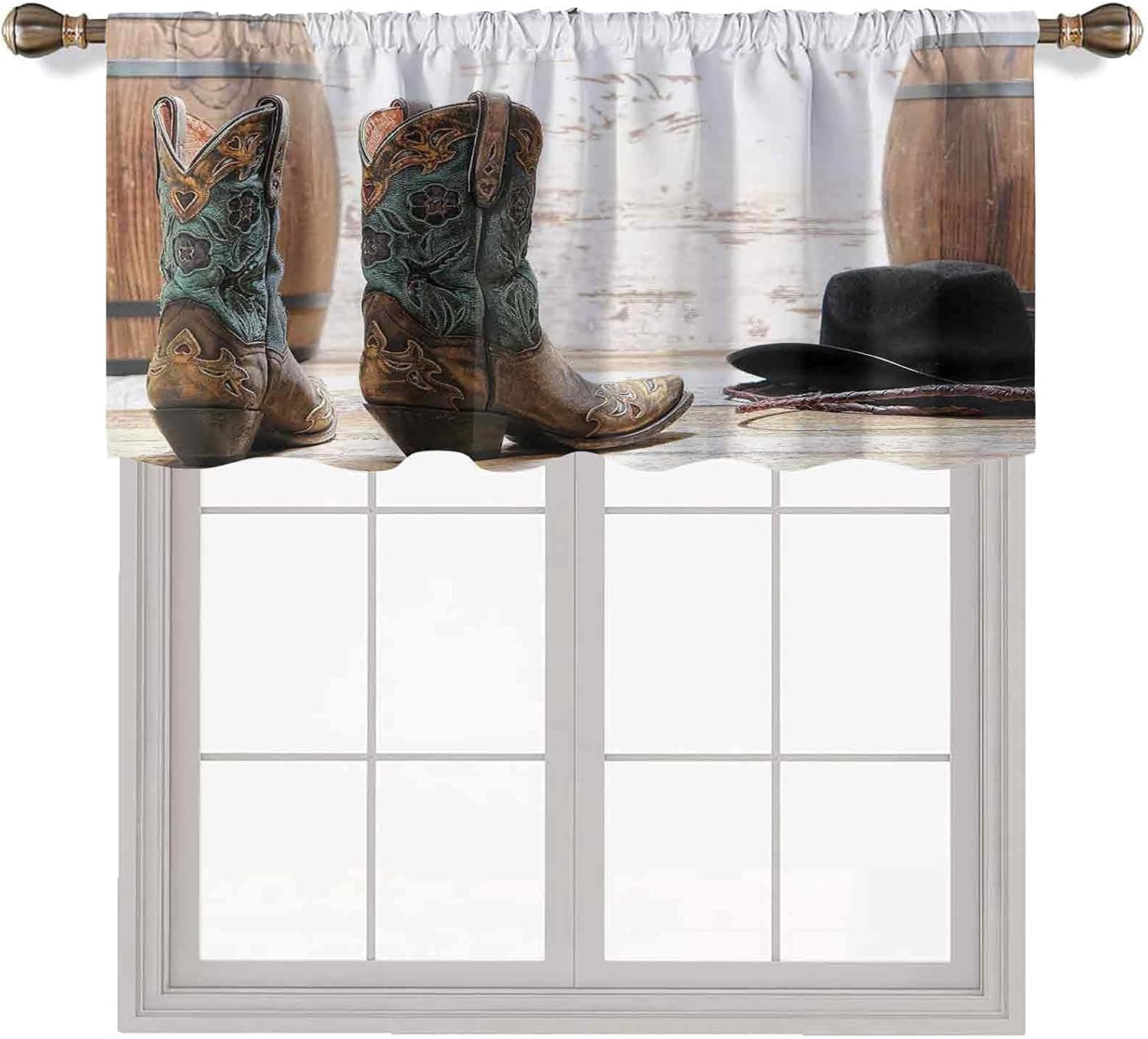 Western Decor Kitchen Curtains 54