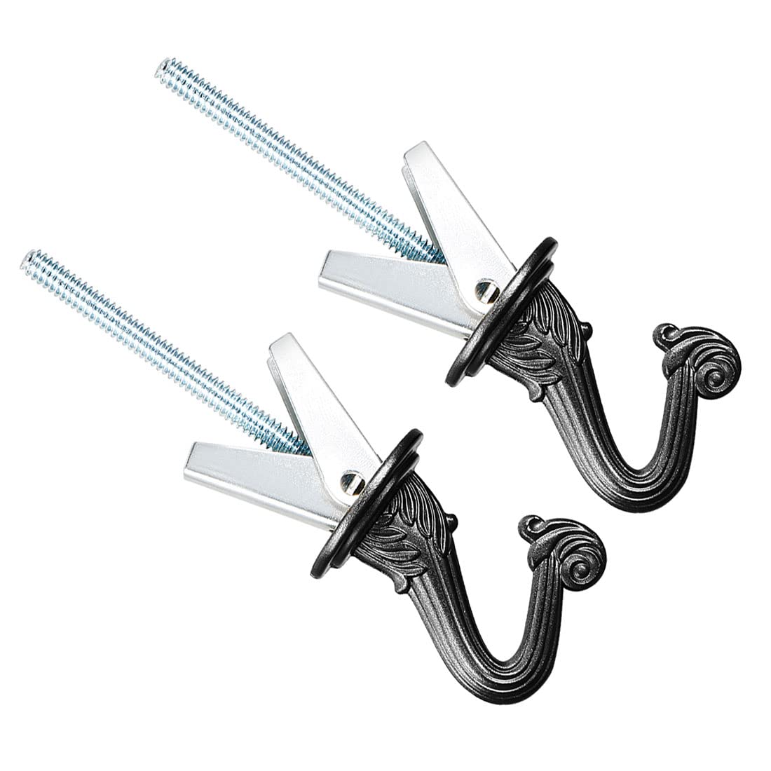 YOKIVE 2 Pcs Ceiling Hanging Hook, Heavy Swag Hook Hanging Planter, Great for Office, Home, Daily Use (Bronze, 1.5x1.2-Inch)