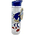 Sonic the Hedgehog Water Bottle (Gotta Go Fast Design) 700ml Plastic Water Bottle, Girls Water Bottle, Boys Water Bottle, Kids Water Bottle - Official Merchandise, Merhfarbig