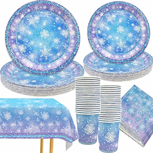 Snowflake Birthday Party Supplies