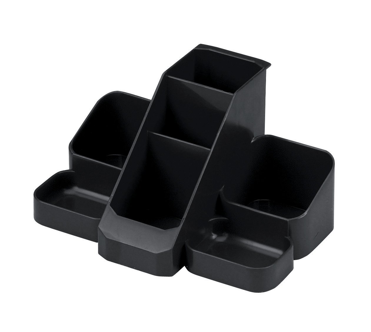 Avery 1137BLK Basics 7 Compartment Desk Tidy, 164 x 85 x 116 mm - Black