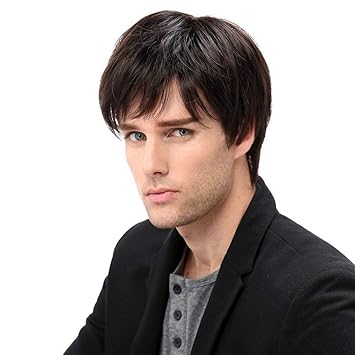Air Flow Natural Look Realistic Hair Wigs For Men Boys New