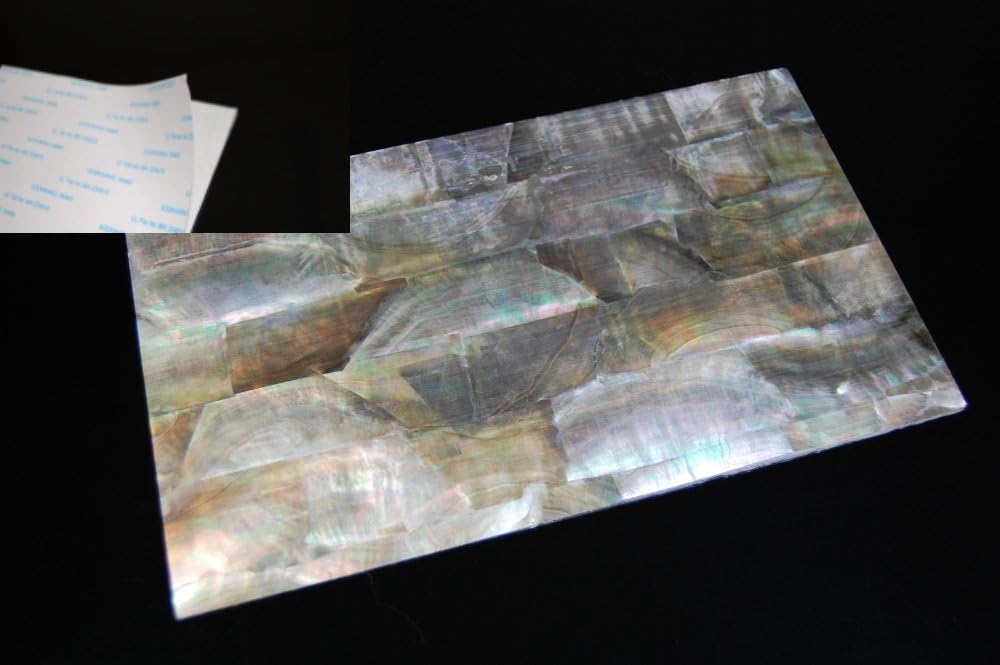 Black Mother-of-Pearl Shell Coated Adhesive Veneer Sheet