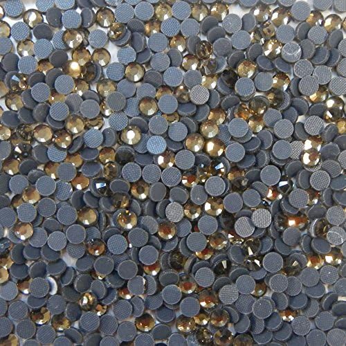 Blinggasm DMC Iron on Hotfix Crystal Rhinestones, 720 Pcs- 5 Gross Many Colors Ss6, Ss10, Ss16, Ss20 (ss6 - 2mm, Smoked Topaz)