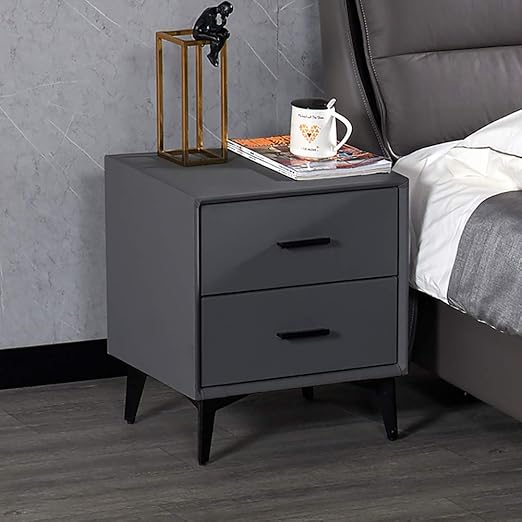 Amazon Com Caixin Modern End Table Nightstand With Drawers Solid Wood Bedside Table Bedroom Furniture Home Decor Fully Assembled Side Table