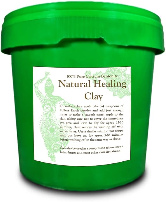 Calcium Bentonite Fuller's Earth Natural Detox Healing Clay (5