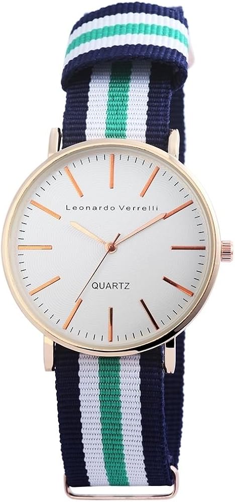 Leonardo Verrelli Correa para reloj unisex de tela: Amazon.es ...