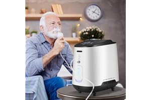 KOHAGOKI Household Oxygen Generator Continuous 1-7L Oxygen Machine with Accessories