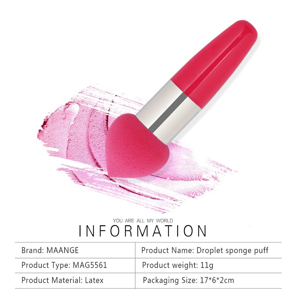 OVERMAL 6pcs Pro Beauty Makeup Foundation Puff Water droplets Shape Éponges Nouveau