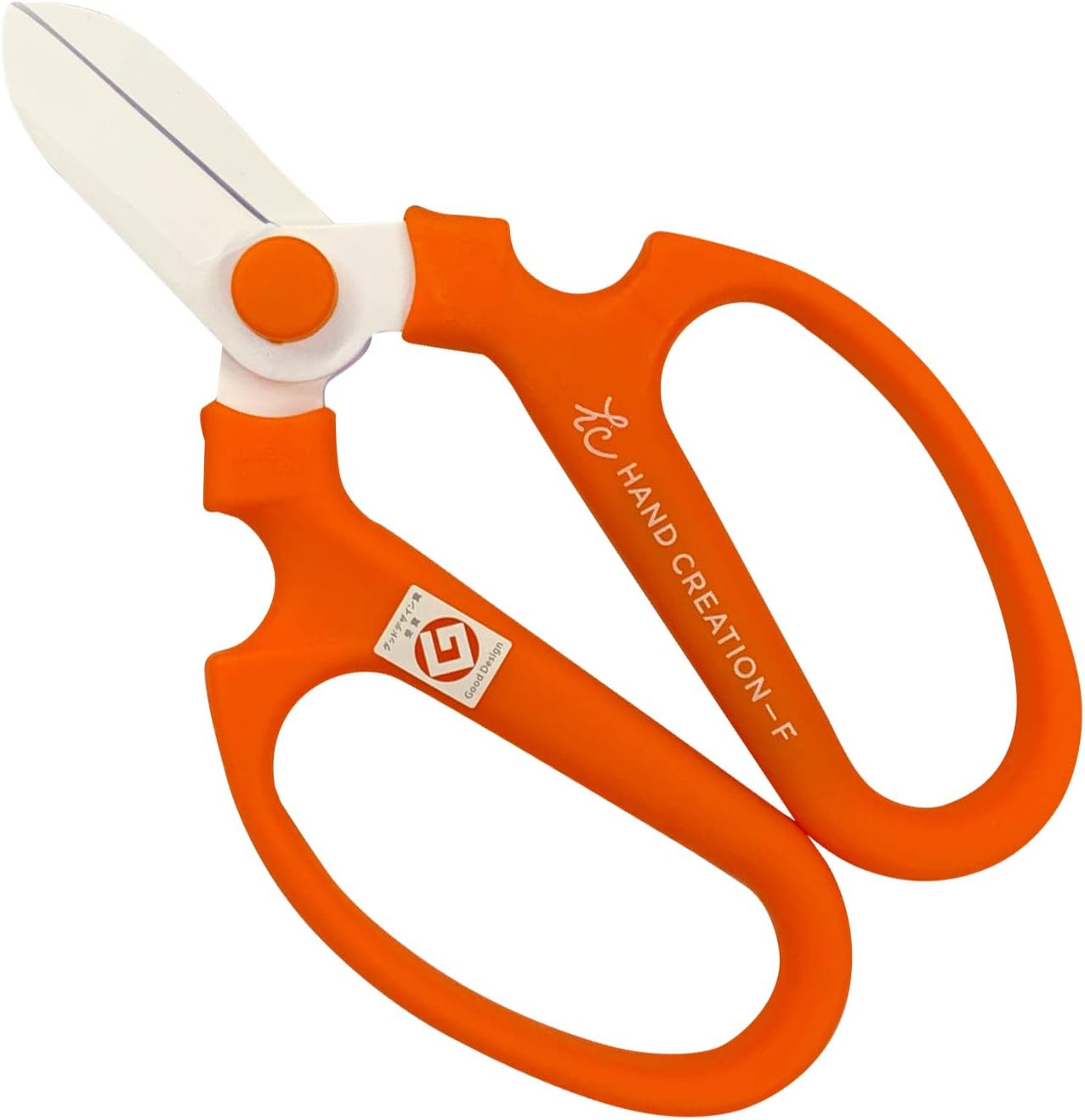 Sakagen Flower Scissors Hand Creation F-170 (Orange, 170mm)