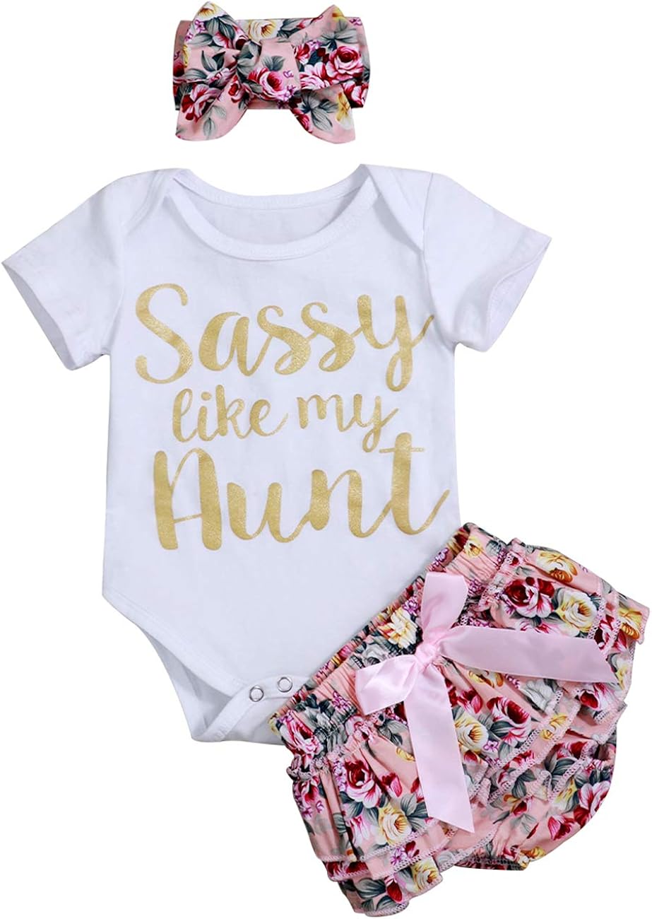 floral baby outfit