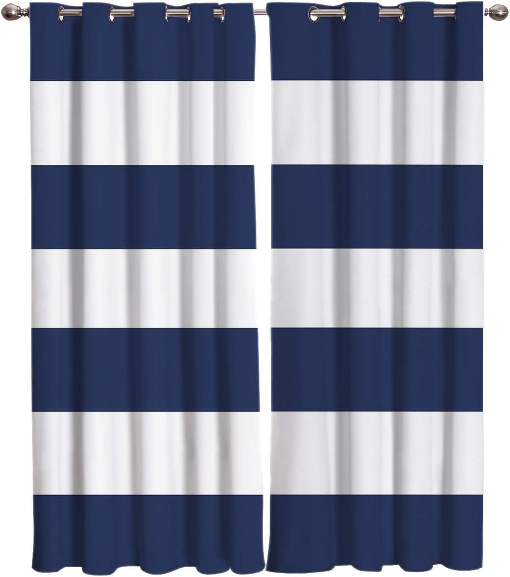 Bedroom Beach Curtains 2 Panels Blue Teal Sand Brown 27 5x39 Dining Room Window Curtains Panel Set For Living Home Kitchen Home Decor