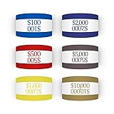 ESSENTIAL 7.5 x 1.25 Inches 300 Assorted Currency