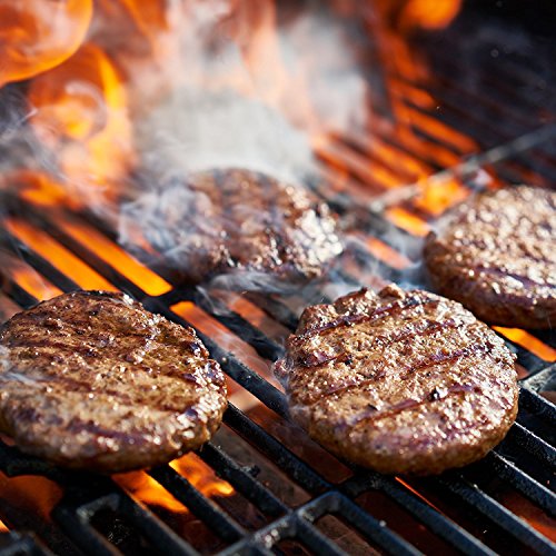 100% Grass Fed Beef Burgers - 1/2 lb Each - Package Of 12 - Delicious & Healthy Burger Patty, Protein & Omega-3 Rich Gourmet Hamburger Meat, Juicy & Ready To Cook, Classic American BBQ Choice