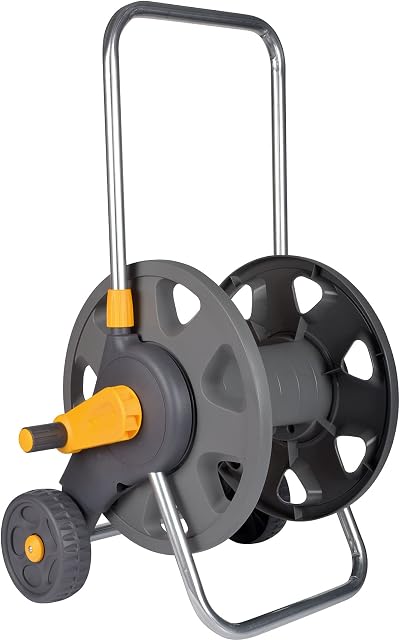 Hozelock Cart Reel 60 m Hose Reel Freestanding Reinforced Axis