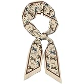 SHBYYGR Head Scarf Hair Neck Scarves for Women Fashion Purse Bag Scarfs Handbags Silky Satin Headscarf Charms