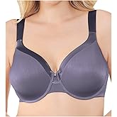 Vanity Fair Women's Illumination Full Figure Zoned-In Support Bra, Lightly Lined Cups up to DD