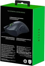 Razer DeathAdder Essential (2021) Wired Gaming Mouse 6400 DPI 5 Buttons Black view 9