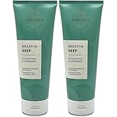 Bath & Body Works - Aromatherapy - Breathe Deep Eucalyptus & Lavender - Ultimate Hydration Body Cream - Pack of 2-8oz