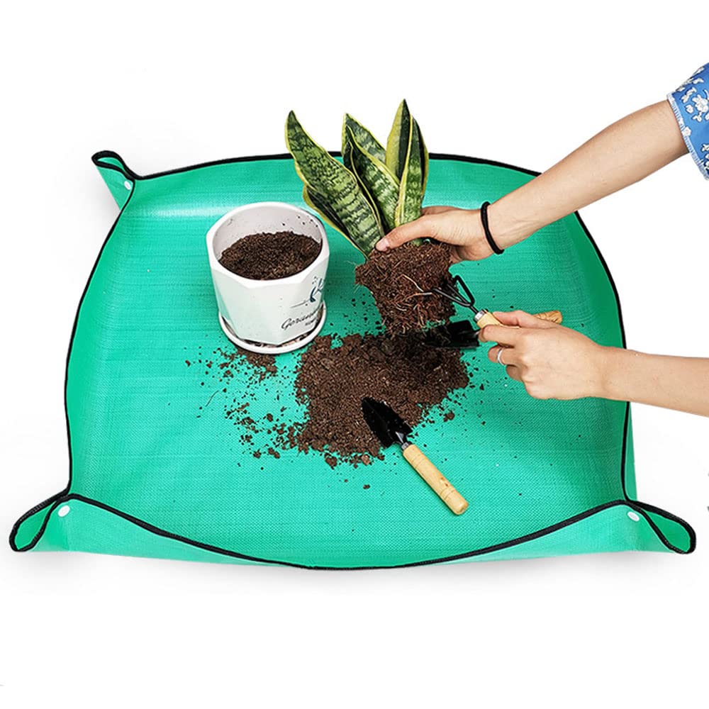 nuumee Foldable Portable Waterproof Gardening Operation Mat,Anti Dirty Plant Repotting Mat, Home Garden Plant Care (75cm×50cm)
