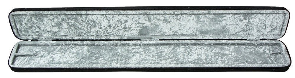 GEWA Bow Case for German Bass Bow black, anthracite velvet plush inside, double case