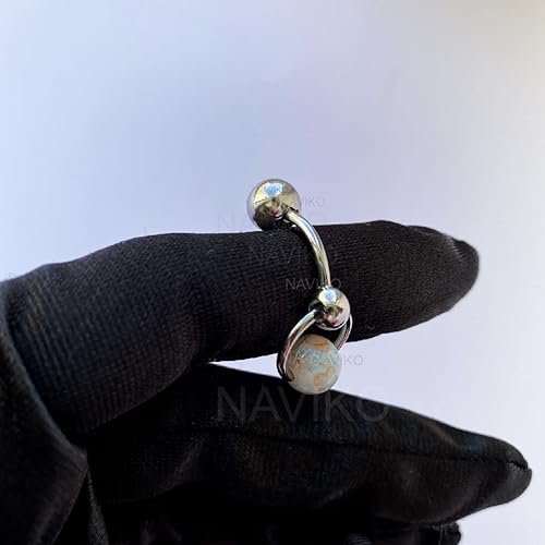 Captive Bead Ring Vibrating Vertical Hood Jewelry Vch Piercing Jewelry Hood  Cover