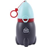 DIJIAMEIYA Portable Potty for Kids &ndash; Leak-Proof Rocket Travel Urinal for Boys &amp; Girls, Lightweight Road Trip Essential for Car, Camping, Potty Training Toy, Easy-Clean Reusable Pot(Quiet Blue)